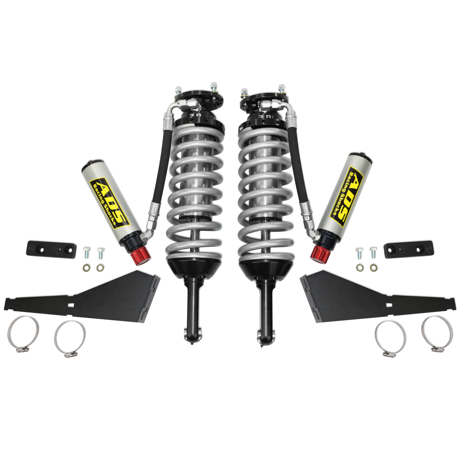 2007-2021 Toyota Tundra Direct Fit 3.0 inch Adjustable Reservoir Race Coilovers Front 18.8 Inch Collapsed 25.835 Inch Extended ADS Shocks