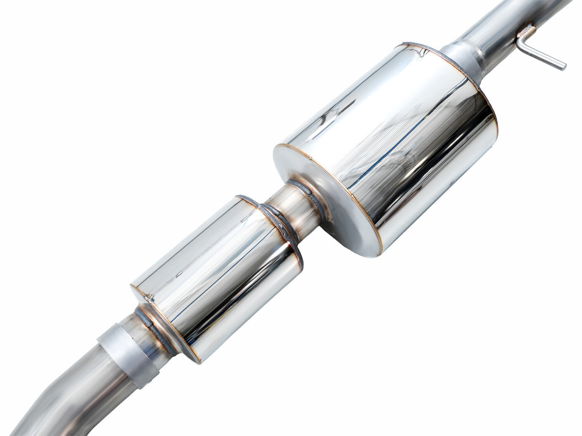 0FG Catback Side Exit Exhaust for 21-Present Tahoe/Yukon 5.3L - 4.5 Inch Chrome Silver Tips AWE Tuning