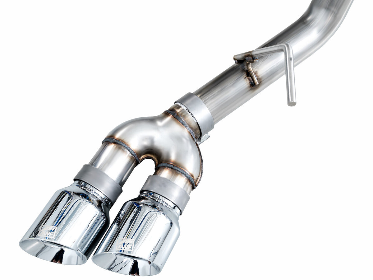 0FG Catback Side Exit Exhaust for 21-Present Tahoe/Yukon 5.3L - 4.5 Inch Chrome Silver Tips AWE Tuning