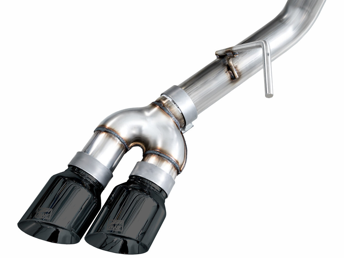 0FG Catback Side Exit Exhaust for 21-Present Tahoe/Yukon 5.3L - 4.5 Inch Diamond Black Tips AWE Tuning