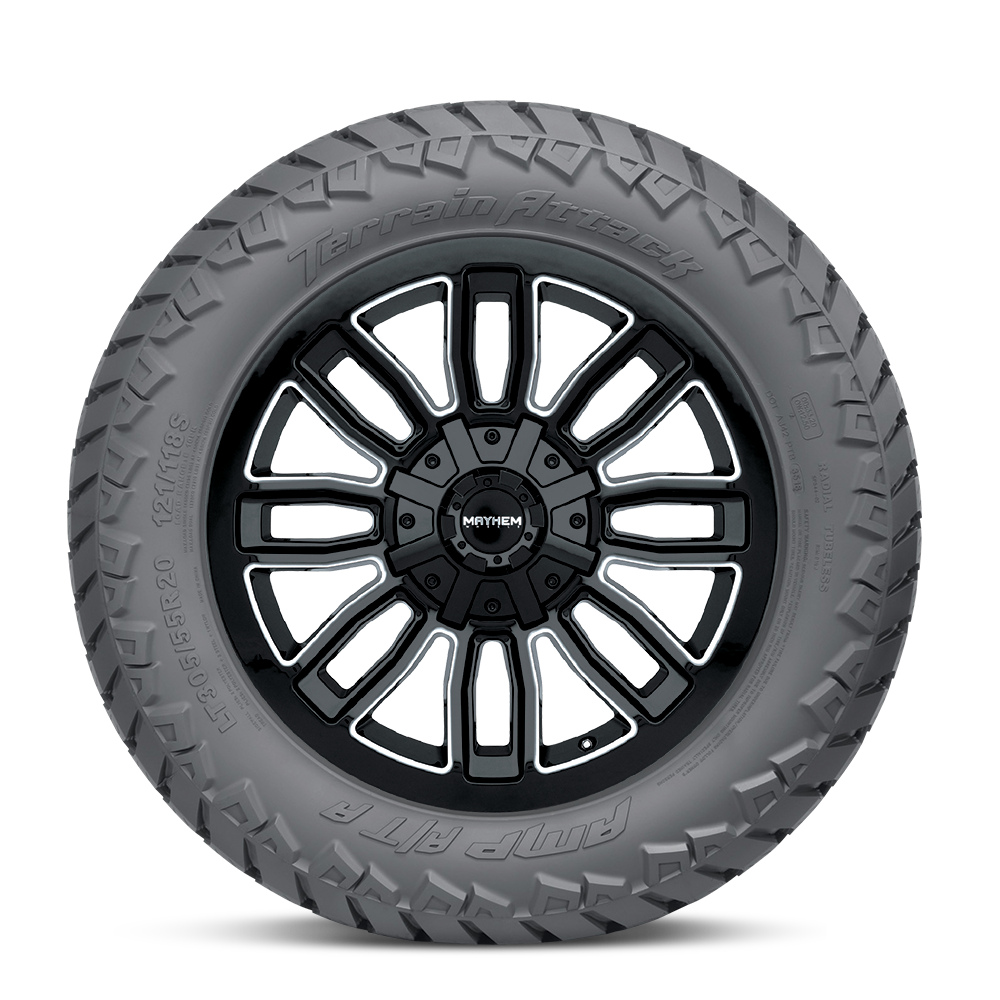 20 Inch Terrain Attack A/T A 305/55R20 121/118S LR E 65PSI Max AMP Tires