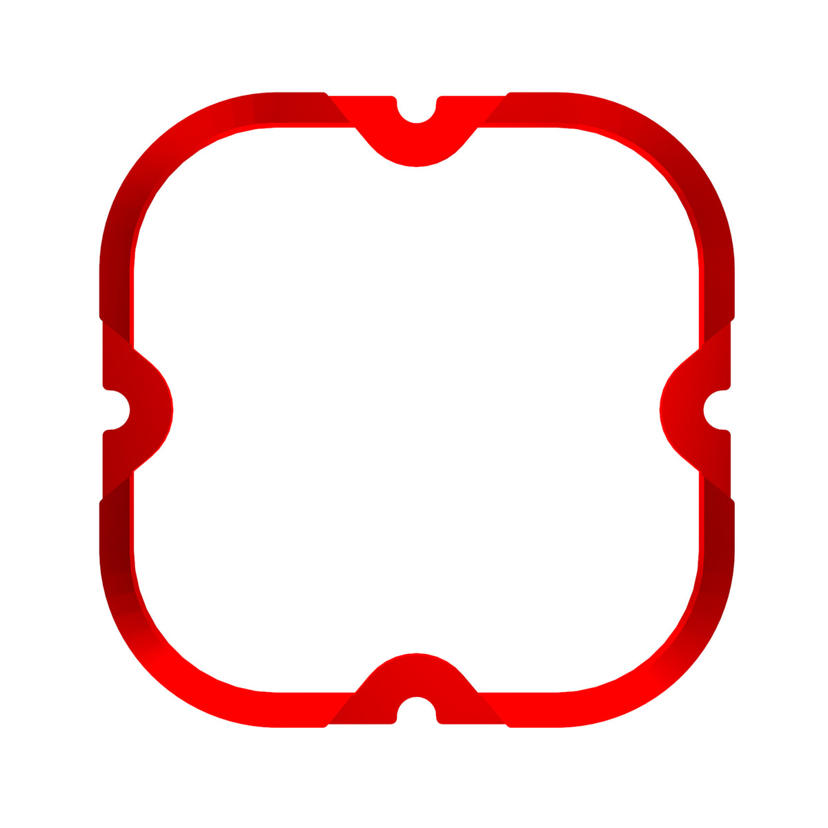 Bezel Ring KC Flex Era 4 Red 1Pc KC HiLiTES