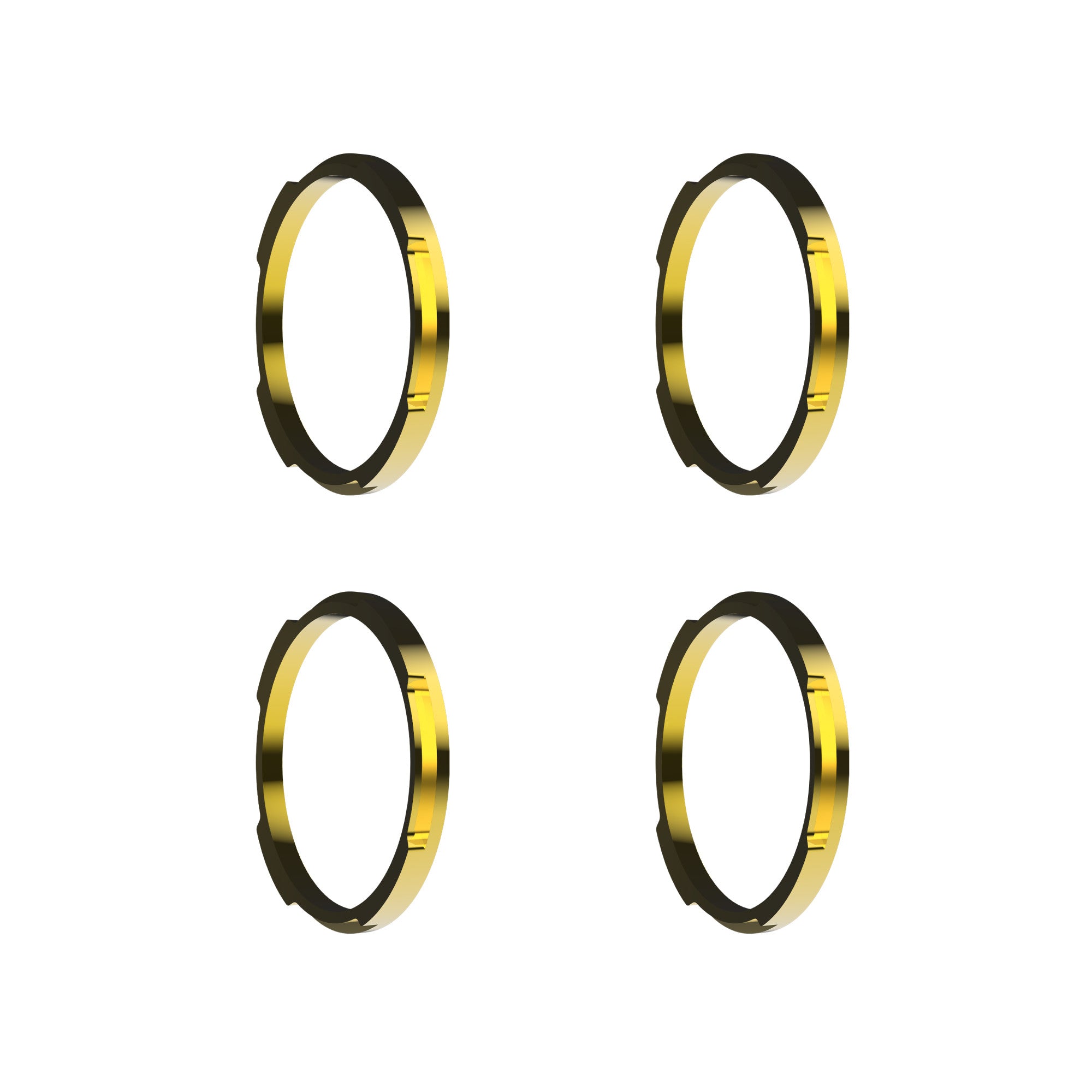 Bezel Ring KC Flex Era Bar Gold 4Pc KC HiLiTES