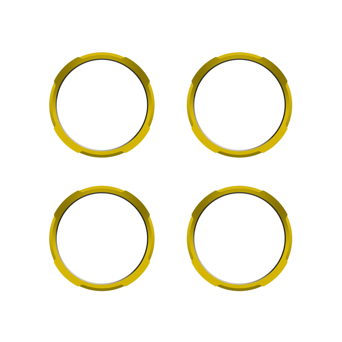 Bezel Ring KC Flex Era Bar Gold 4Pc KC HiLiTES