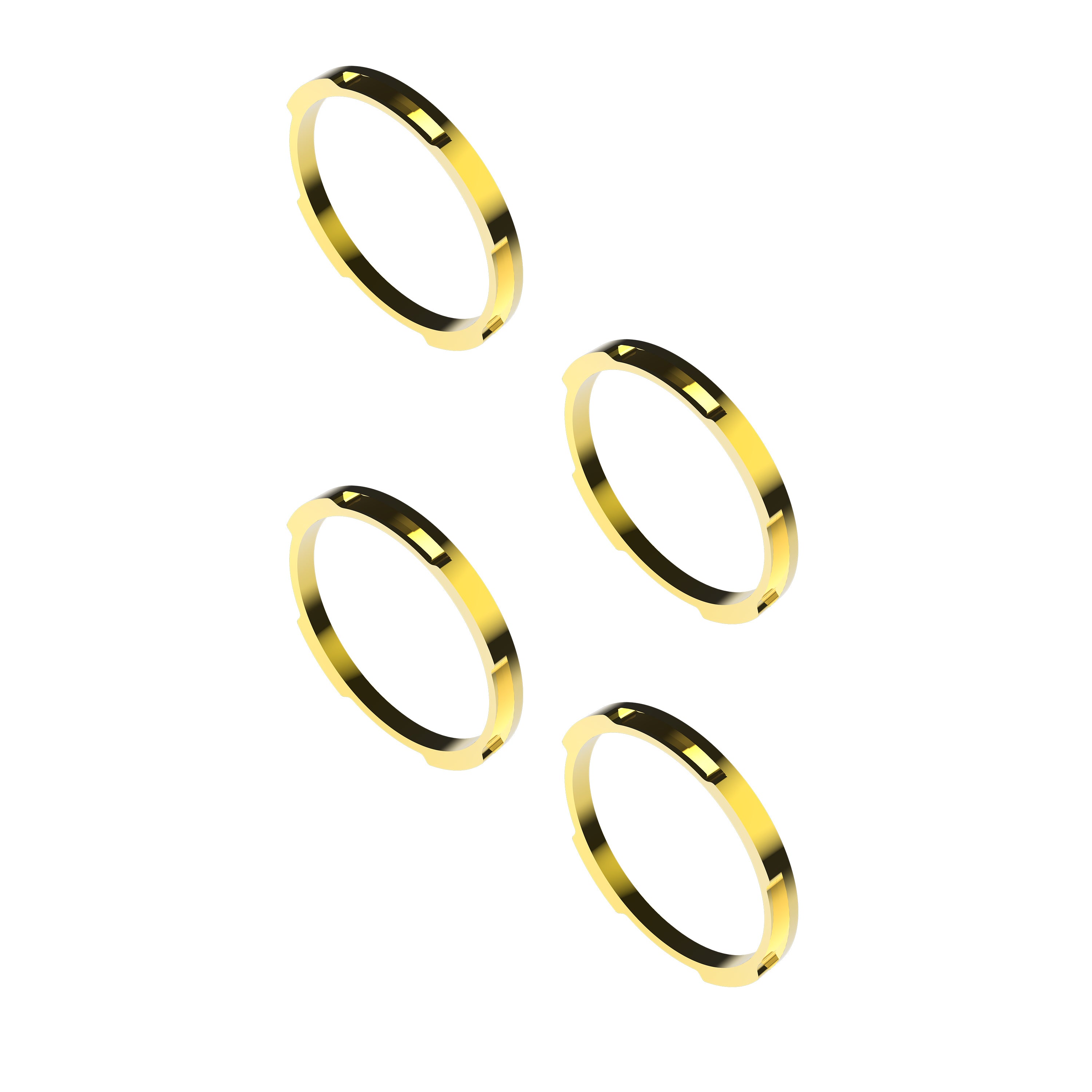 Bezel Ring KC Flex Era Bar Gold 4Pc KC HiLiTES