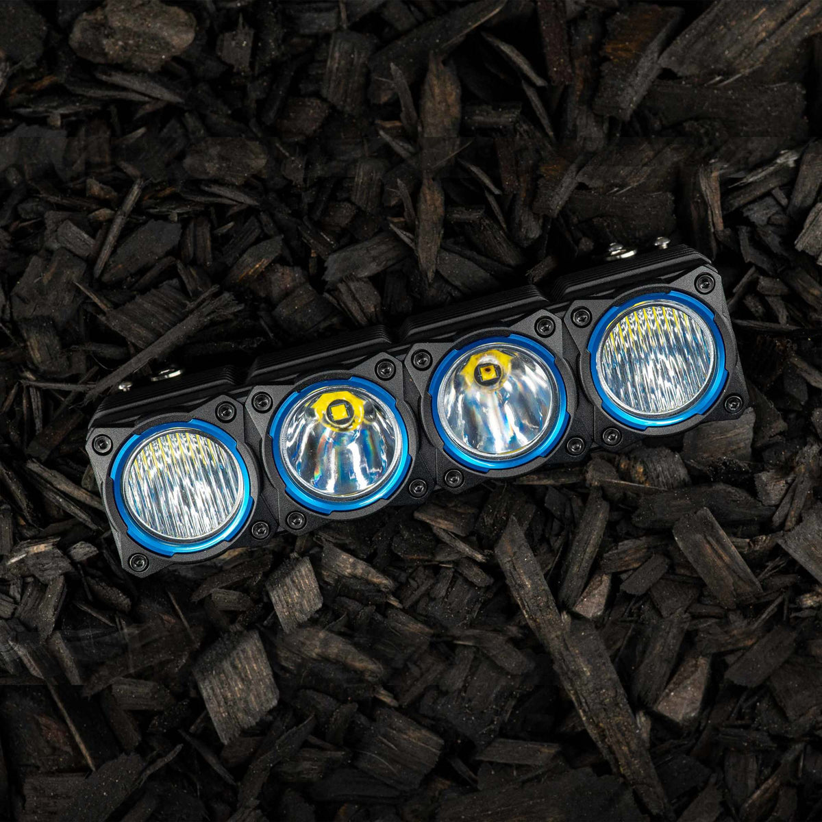 Bezel Ring KC Flex Era Bar Blue 4Pc KC HiLiTES