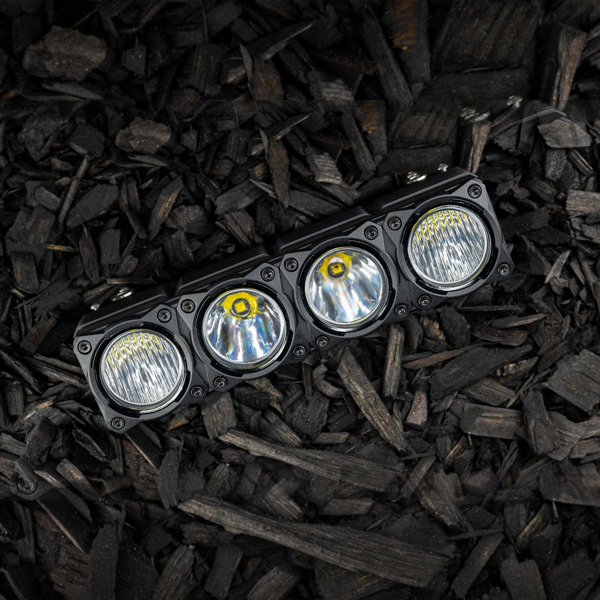 Bezel Ring KC Flex Era Bar Black 4Pc KC HiLiTES