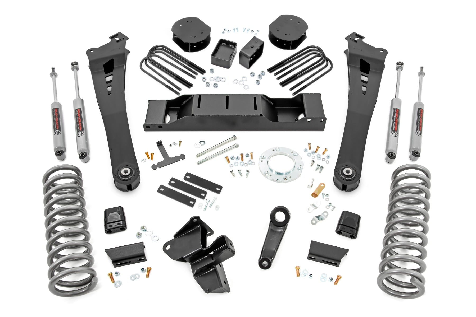 5 Inch Lift Kit DRW OE Rear Air Ram 3500 4WD (2020-2024) Rough Country