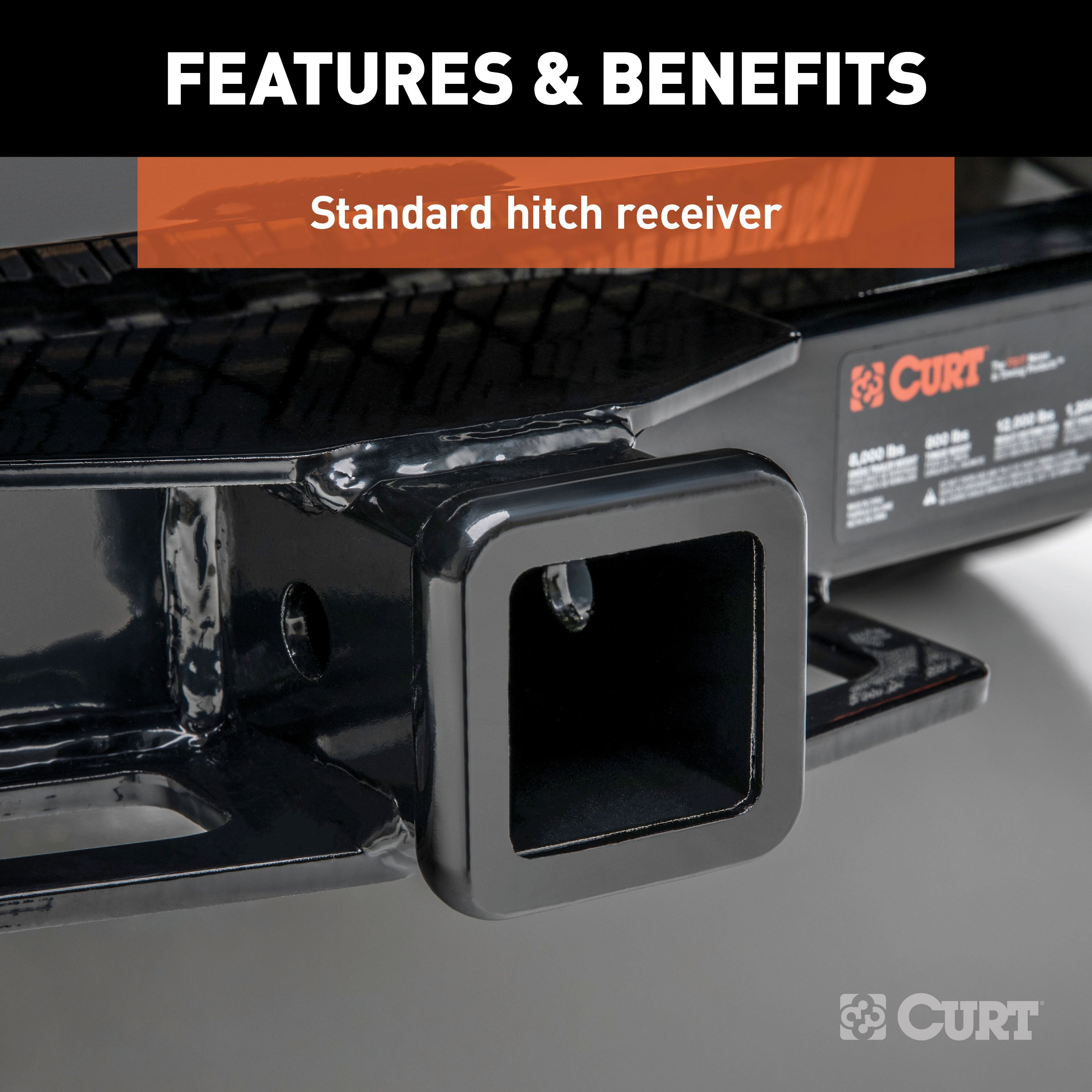 CURT 2-Inch Front Receiver Hitch, Select Ram 3500 Model 31067