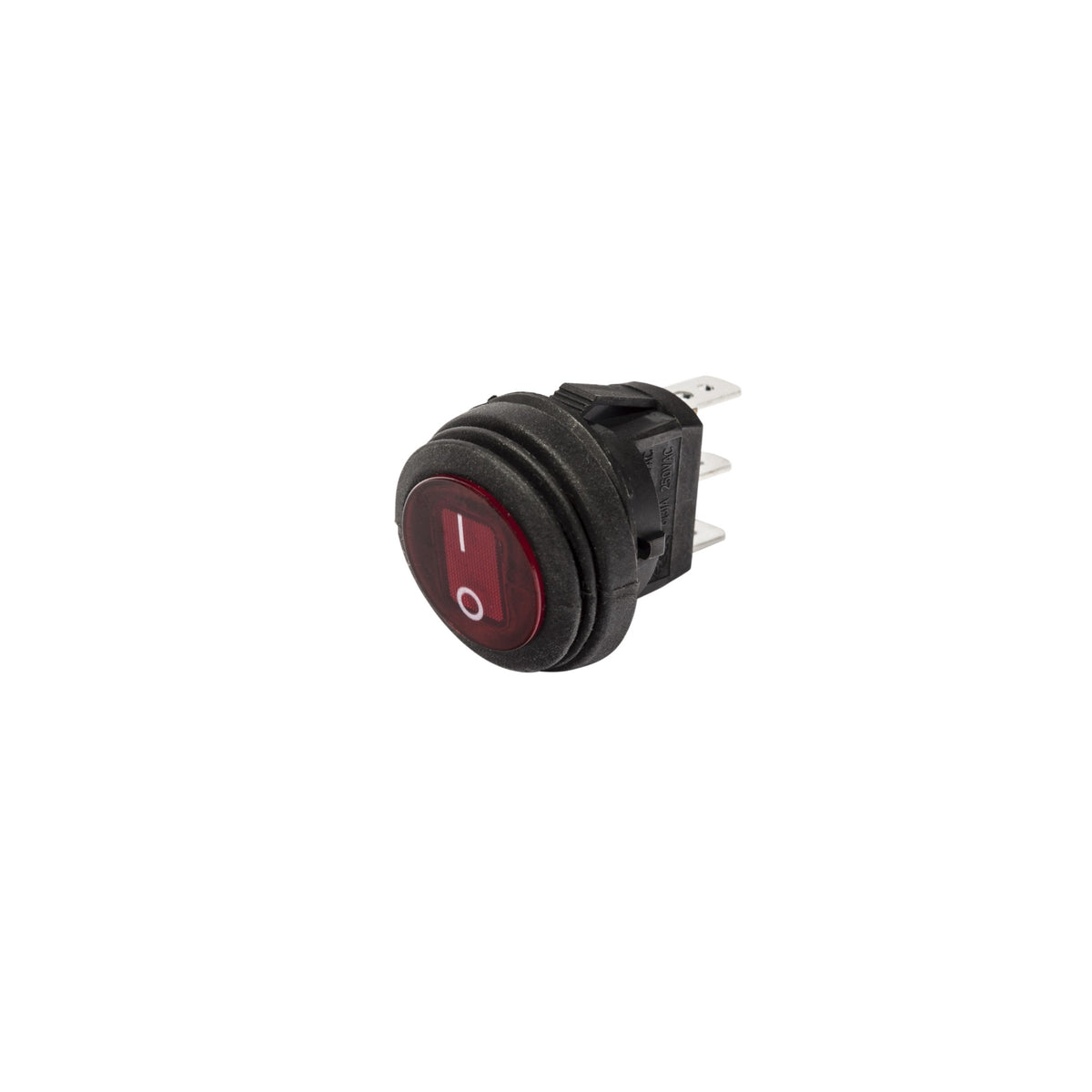 Switch Illum LED Rocker 2 Position Round Red KC HiLiTES