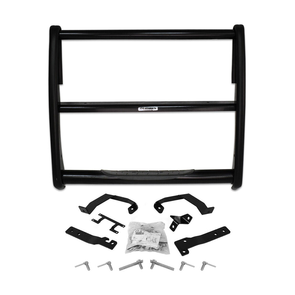 3000 Series StepGuard Center Grille Guard Only Black Powder Coat 2009-2018 Dodge Ram 1500 Go Rhino
