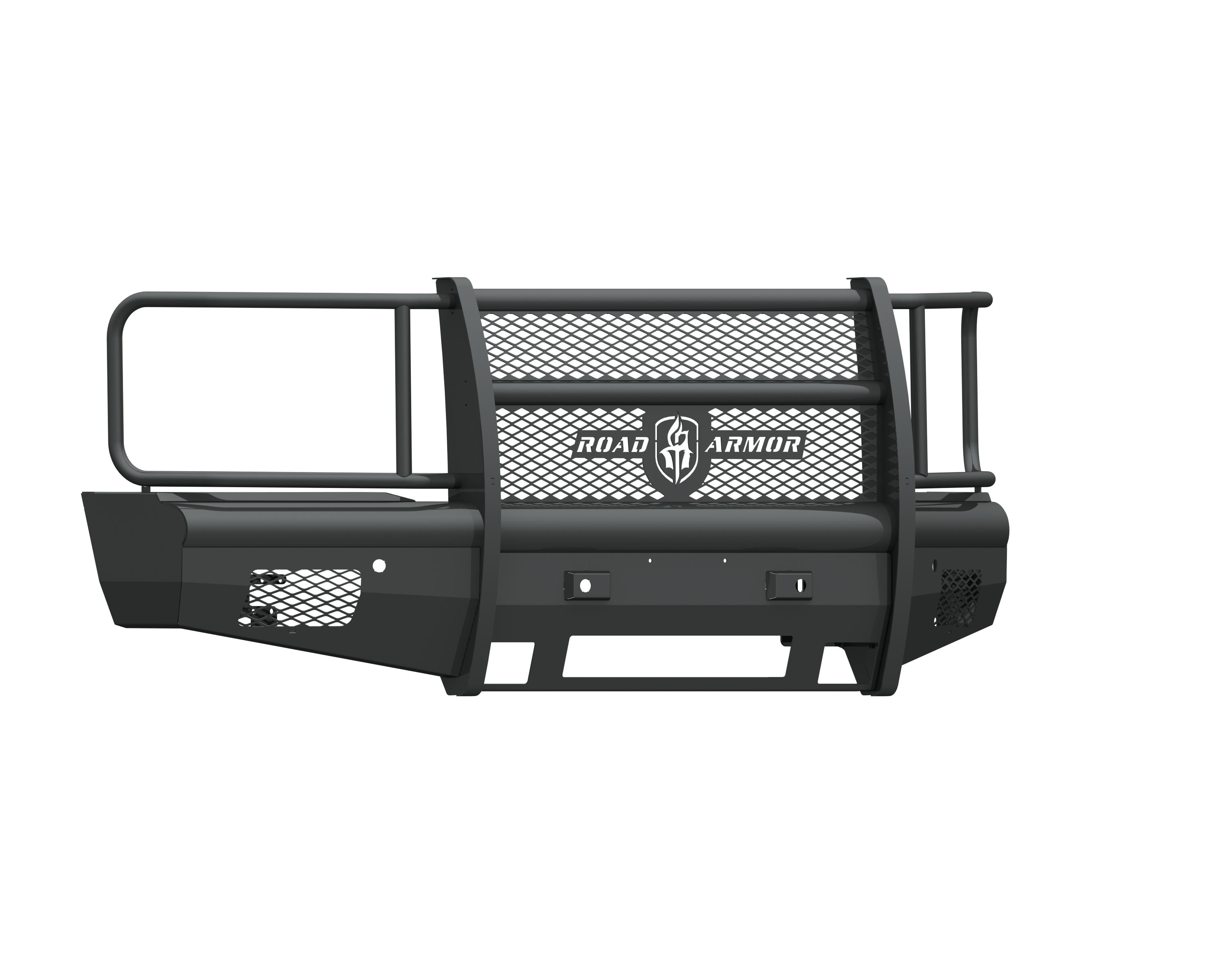 Vaquero Front Non-Winch Bumper Full Guard - Texture Black 2015-2019 Chevrolet 2500 3500