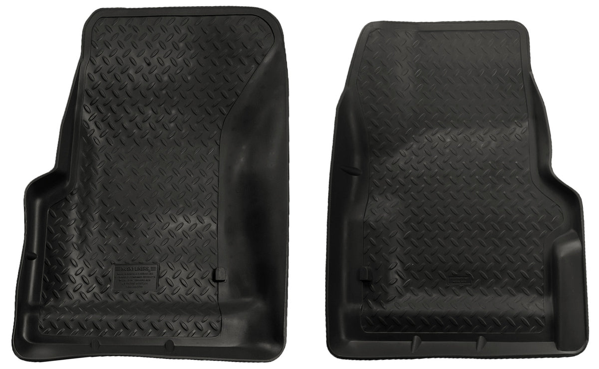 Classic Style - Front Floor Liners Black 97-06 Jeep Wrangler Husky Liners