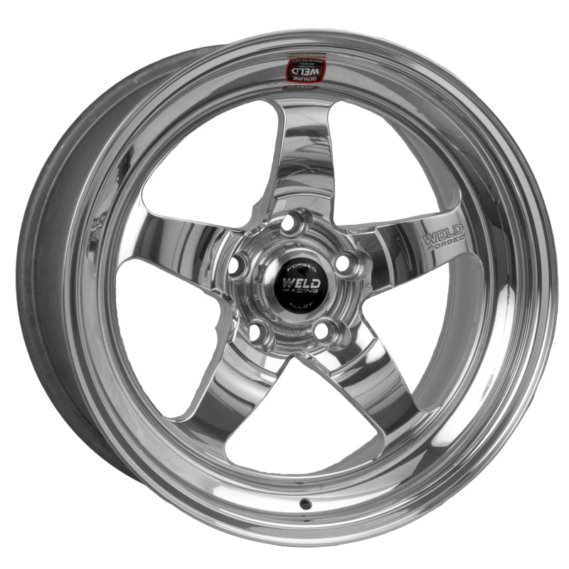 Weld S71 18x8 / 5x115mm BP / 5.1in. BS Polished Wheel (3.18 ID High Pad)