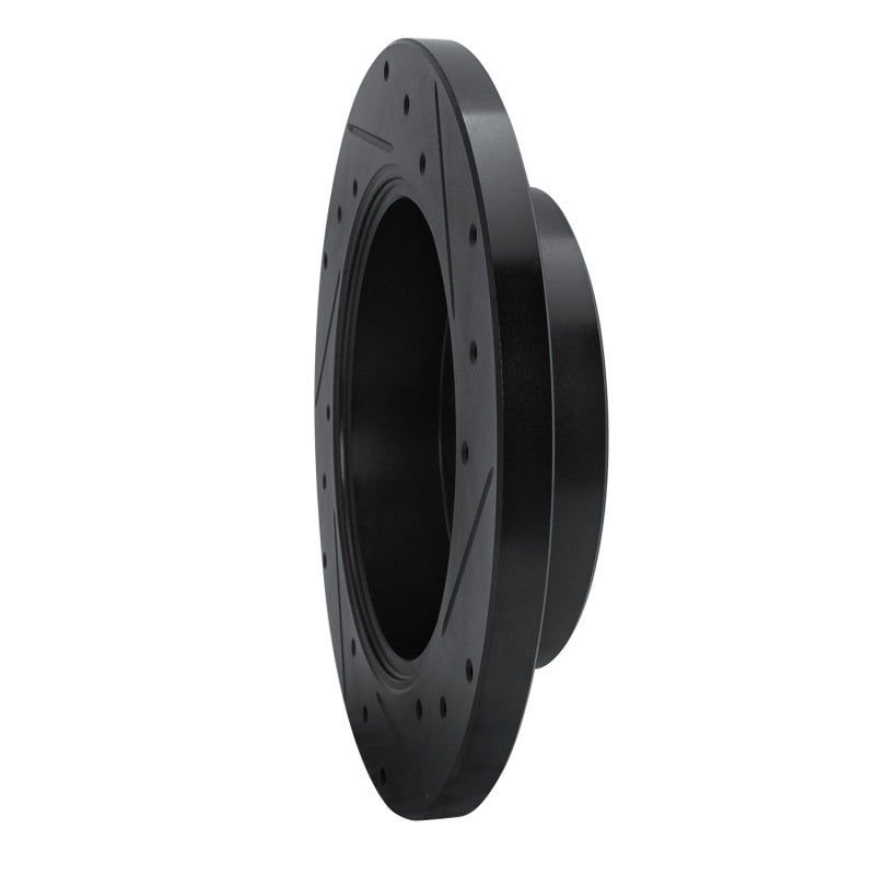 R1 19-25 Freightliner SprintER 1500 Rear Left Drilled & Slotted Black Brake Rotor
