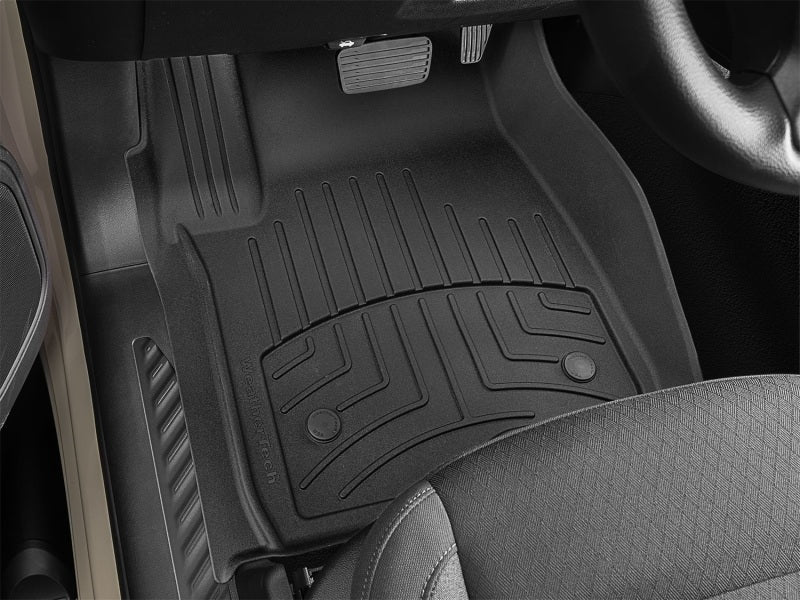 WeatherTech 19-25 Chevy Silverado Crew Cab / Double Cab Front FloorLiner HP - Black