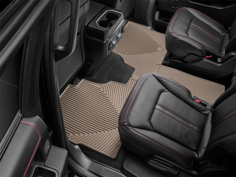 WeatherTech 2018+ Lincoln Navigator / Navigator L Rear Rubber Mats - Tan