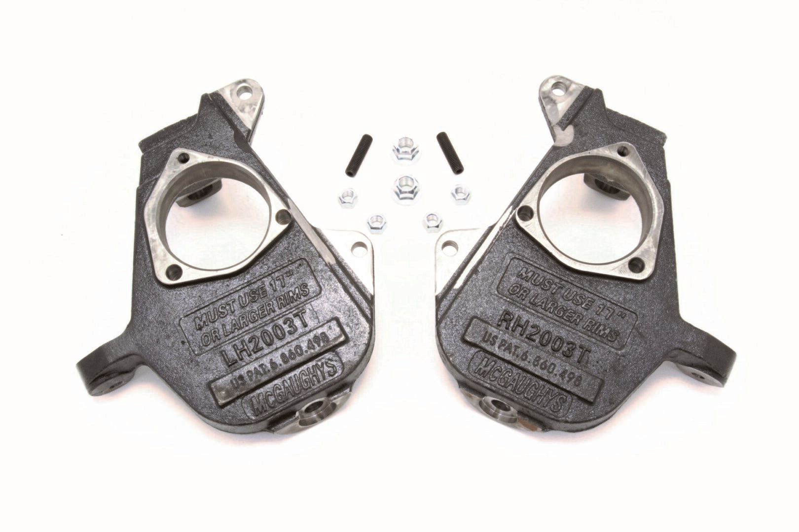 McGaughy's 2 Inch Drop Spindles 1999-2006 Silverado/Sierra 1500 2WD/4WD with T-Style Spindles