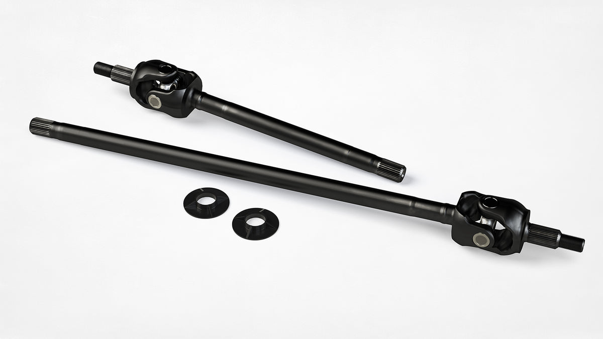 07-18 Wrangler JK Tera44 HD Front Axle Shaft Kit w/ Outer Stubs & U-Joints Wide 30-Spline TeraFlex