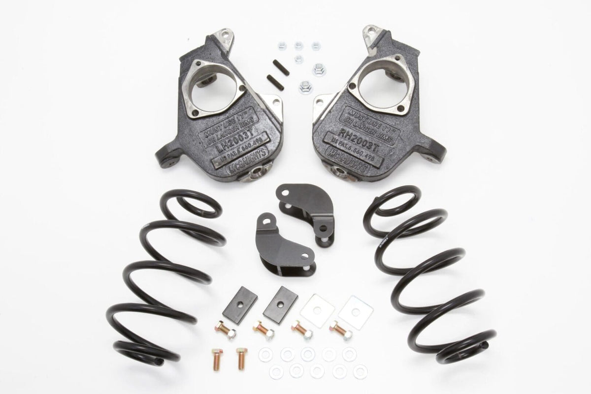 McGaughy's 2/3 Inch Spindle Lowering Kit 2007-2013 Tahoe, Suburban, Yukon, and Avalanche 2WD/4WD Auto
