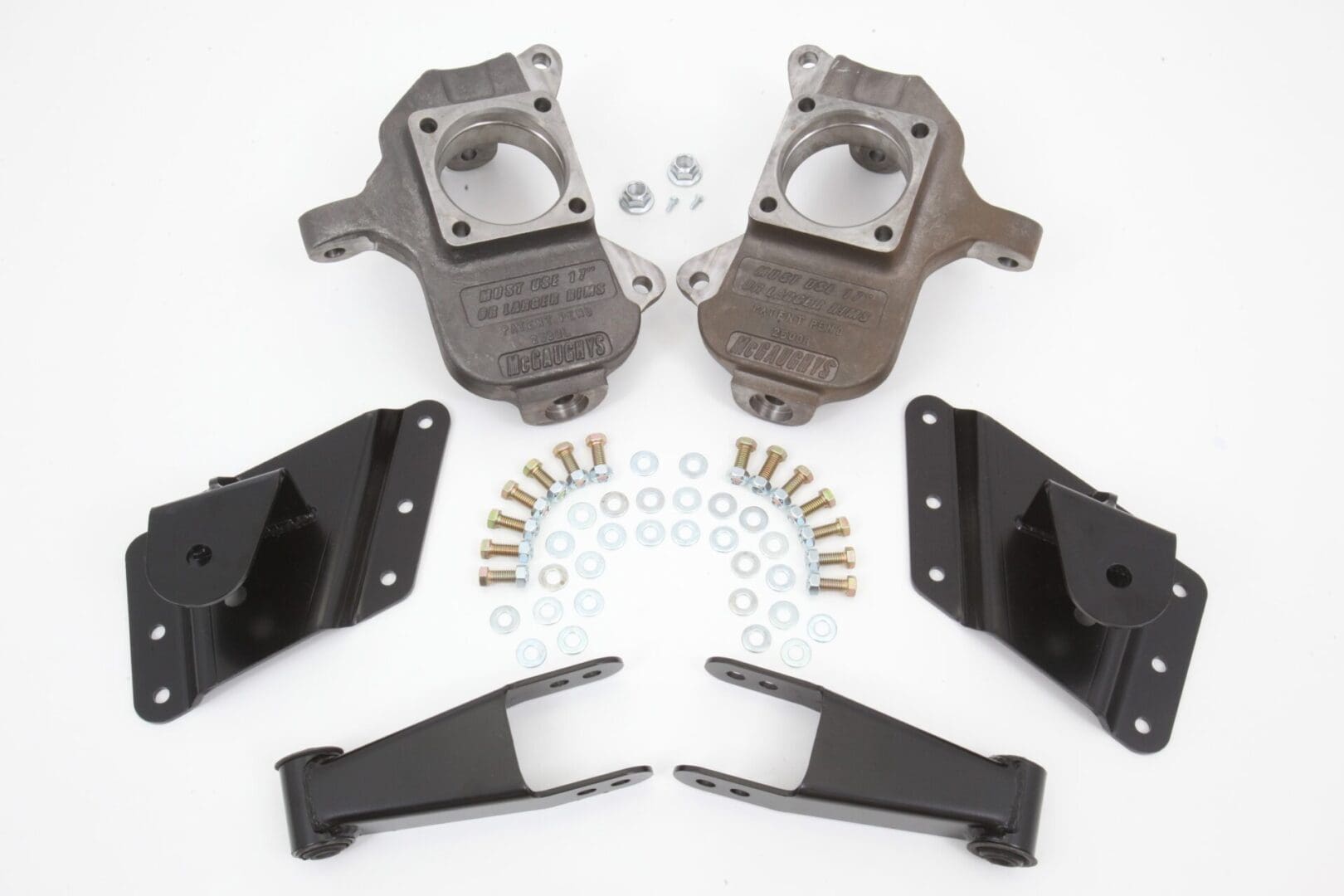 McGaughy's 2/3-5 Inch Spindle Lowering Kit 2002-2010 Silverado/Sierra 2500/3500 2WD/4WD