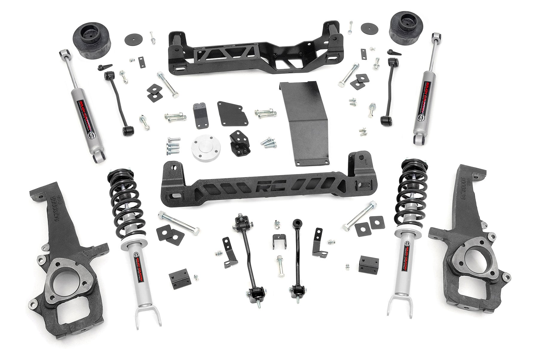 4 Inch Lift Kit N3 Struts Ram 1500 4WD (2012-2018 & Classic) Rough Country