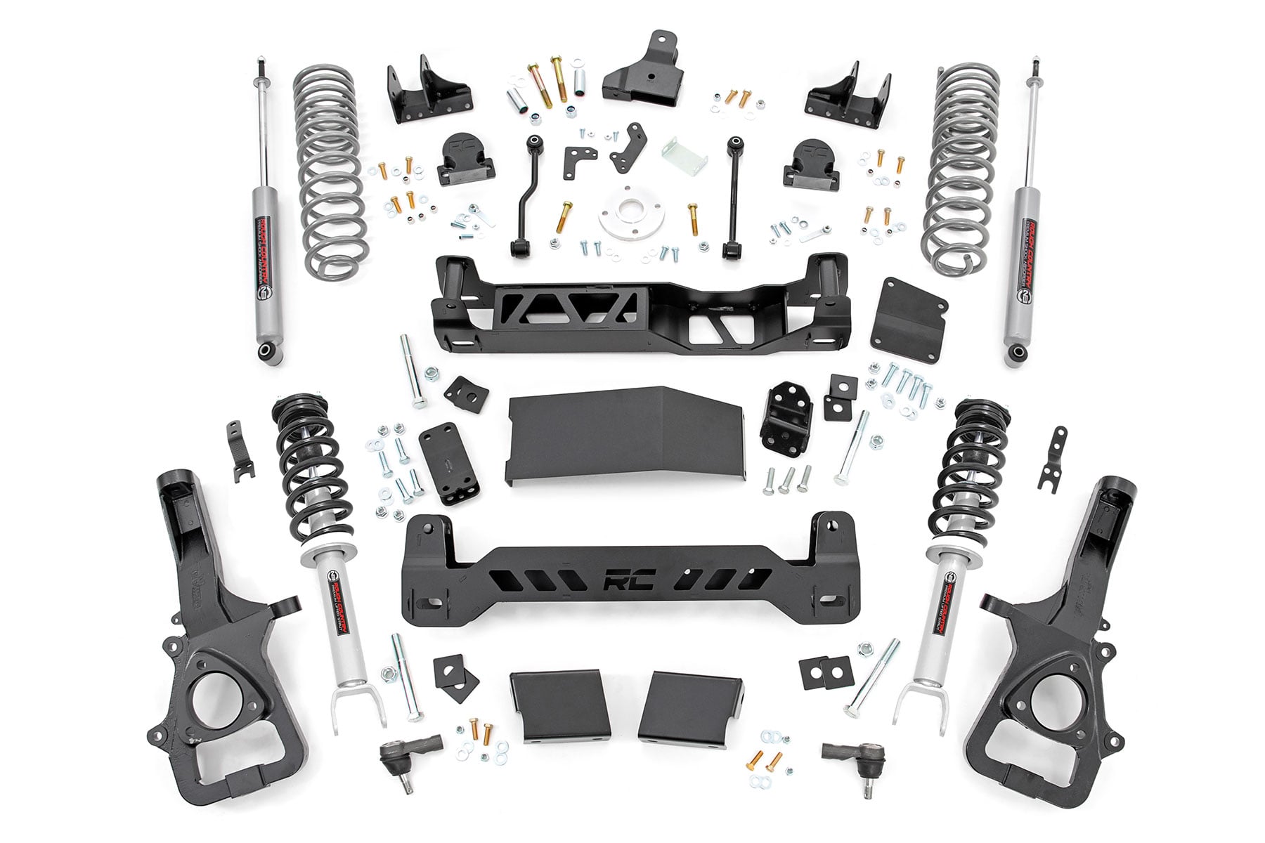 6 Inch Lift Kit N3 Struts Dual Rate Coils Ram 1500 4WD (2019-2024) Rough Country