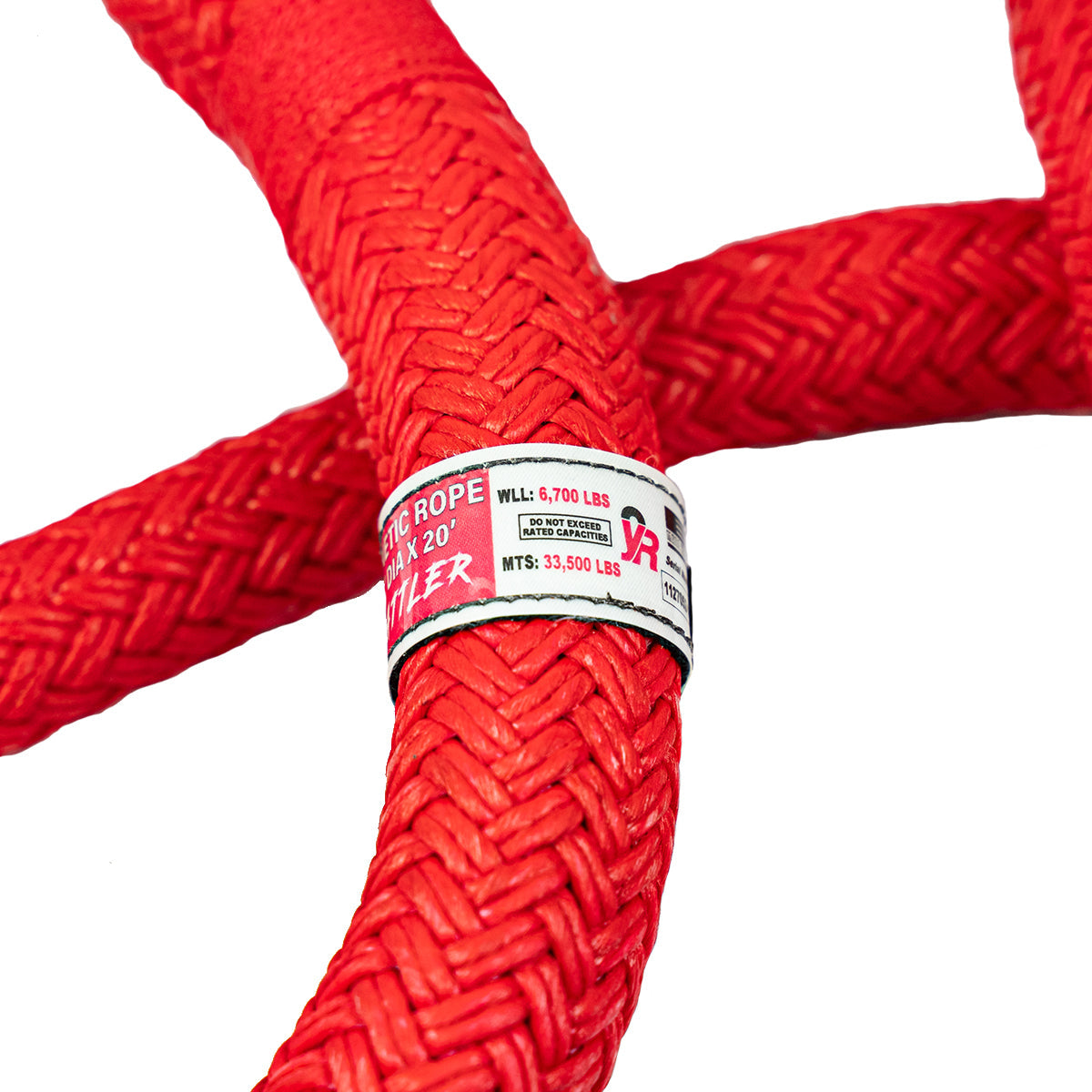 Yankum Kinetic Recovery Rope - 1"x20' - 33,500 Min Break Strength