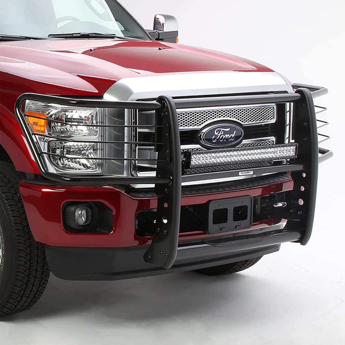 3000 Series StepGuard Center Grille Guard Only Black Powder Coat 1999-2004 Ford F-250/F-350 2000-2004 Ford Excursion Go Rhino