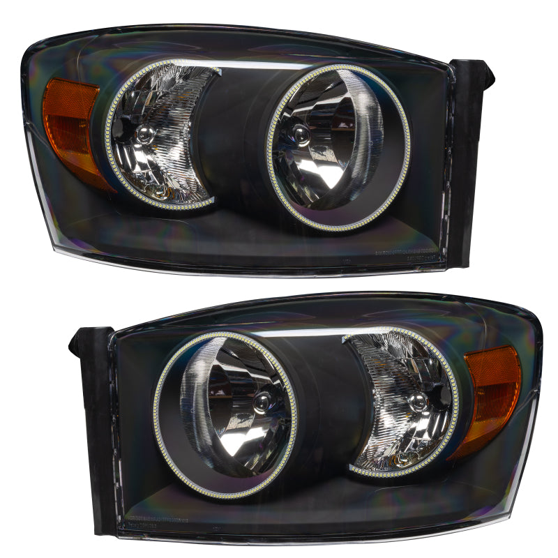 Oracle 07-08 Dodge Ram SMD HL - Black - ColorSHIFT w/ BC1 Controller