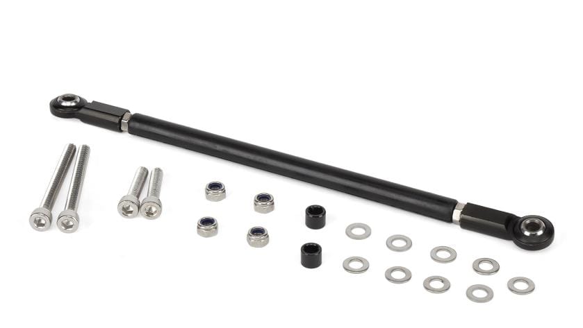 Air Lift 3H height sensor linkage and hardware kit for one corner, including bolts, nuts, and washers for installation.