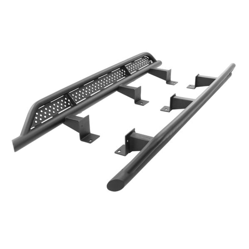 Go Rhino 14-24 Toyota 4Runner (4dr) (Excl. KDDS System) Frame Mount Sliders - Tex. Blk