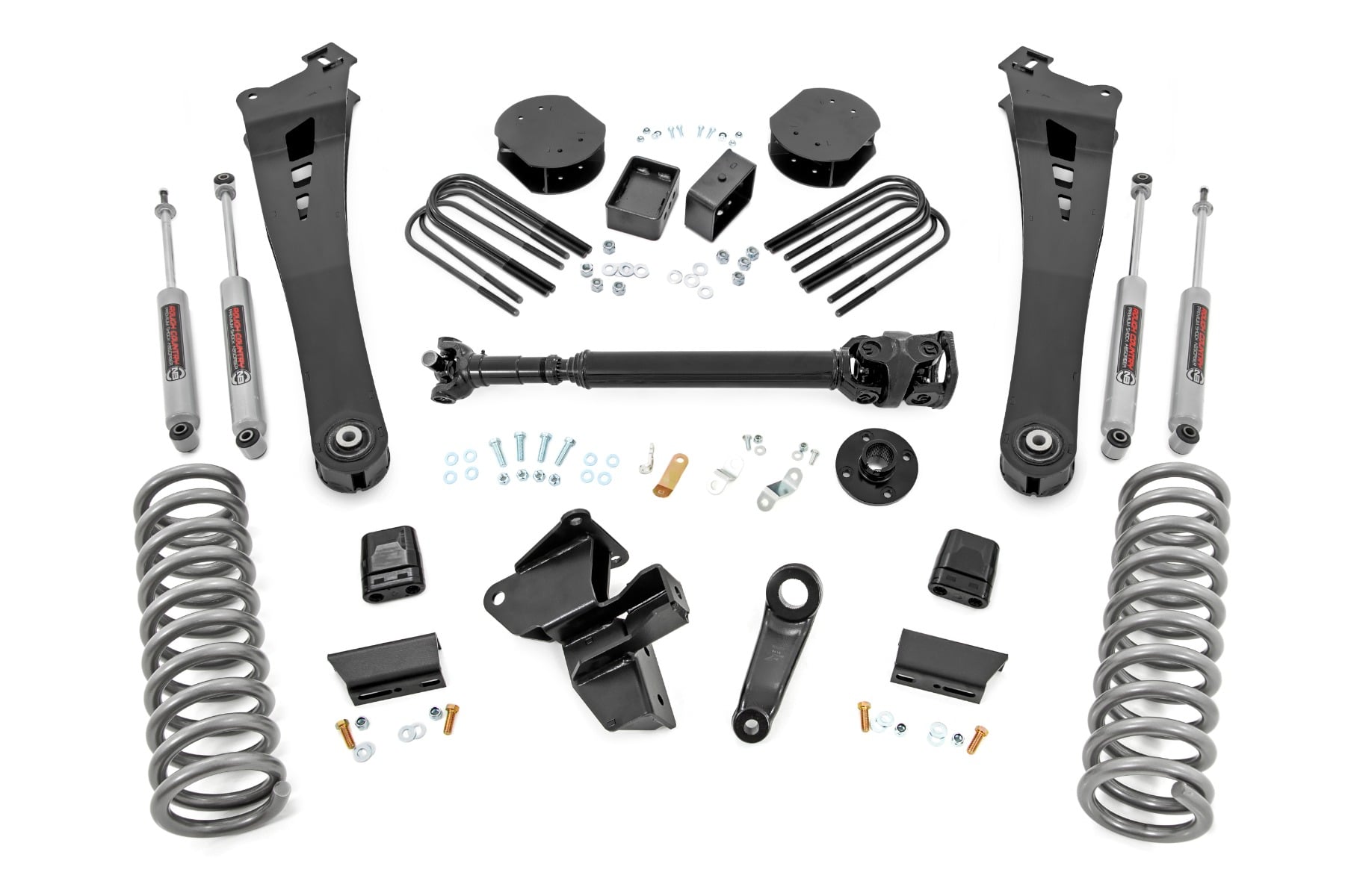 5 Inch Lift Kit Fr D/S 10 Bolt T-Case Ram 3500 4WD (2025-2026) Rough Country