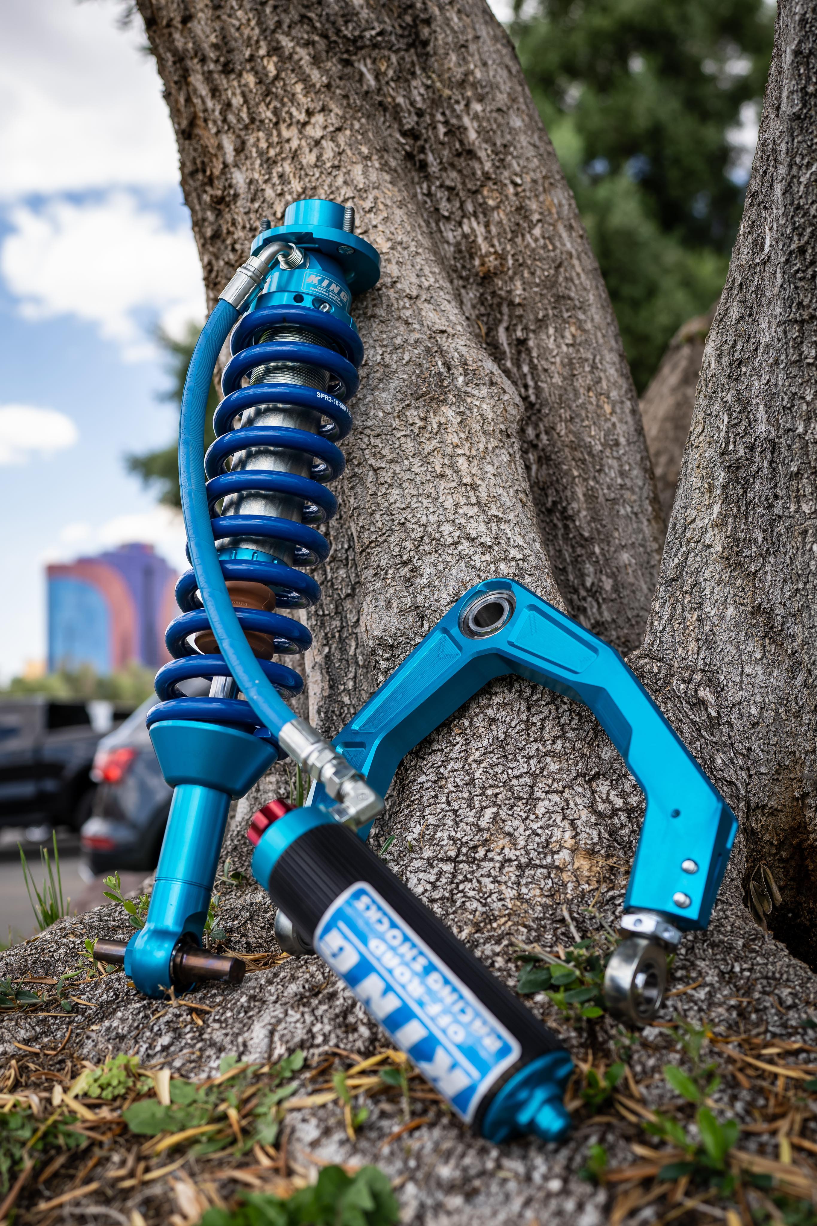 Elevate Billet Uniball UCA (KING Blue) - 2010-20 Ford Raptor Gen 1 & 2