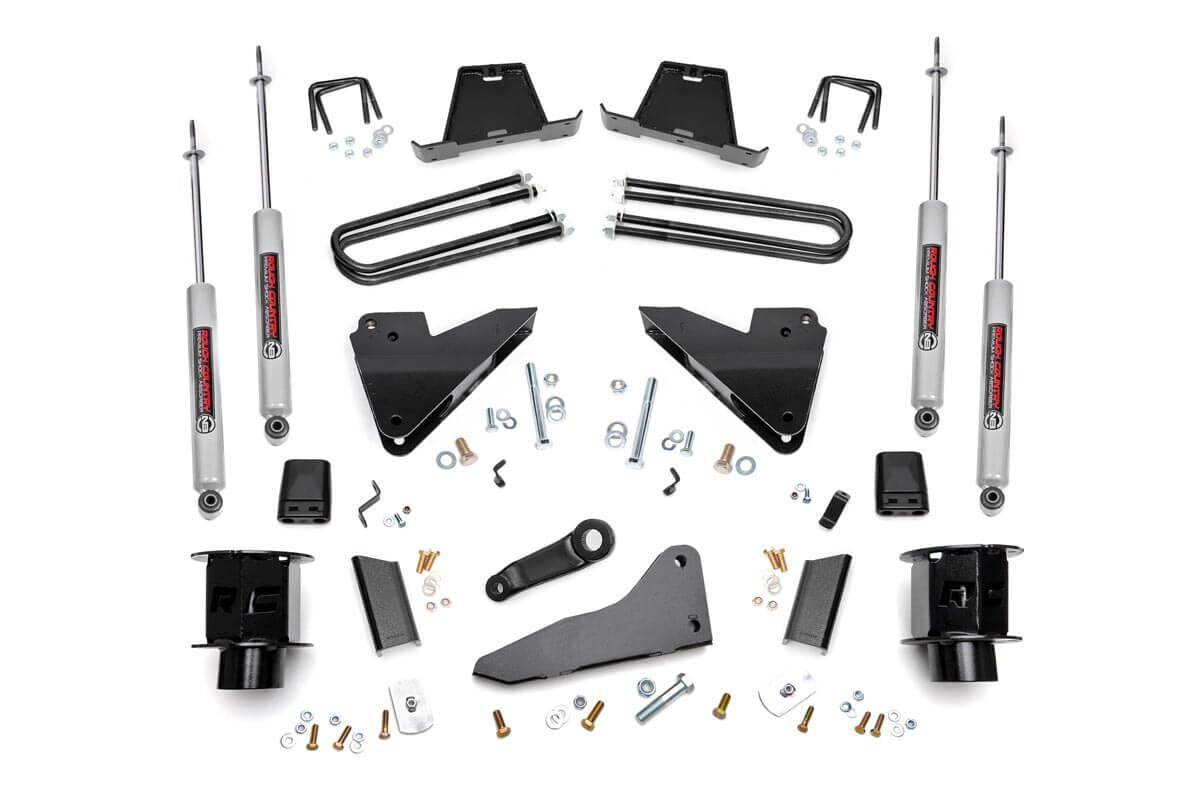 5 Inch Lift Kit Radius Arm Drop SRW Ram 3500 4WD (2013-2015) Rough Country