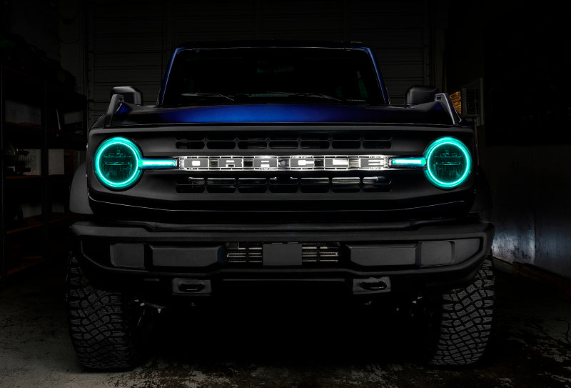 Oracle 2122 Ford Bronco Headlight Halo Kit w/DRL Bar Base Headlights w/Simple Control