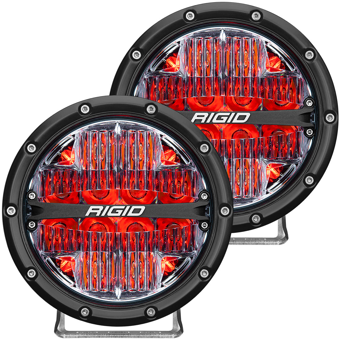 360-Series 6 Inch Led Off-Road Drive Beam Backlight Pair RIGID Industries