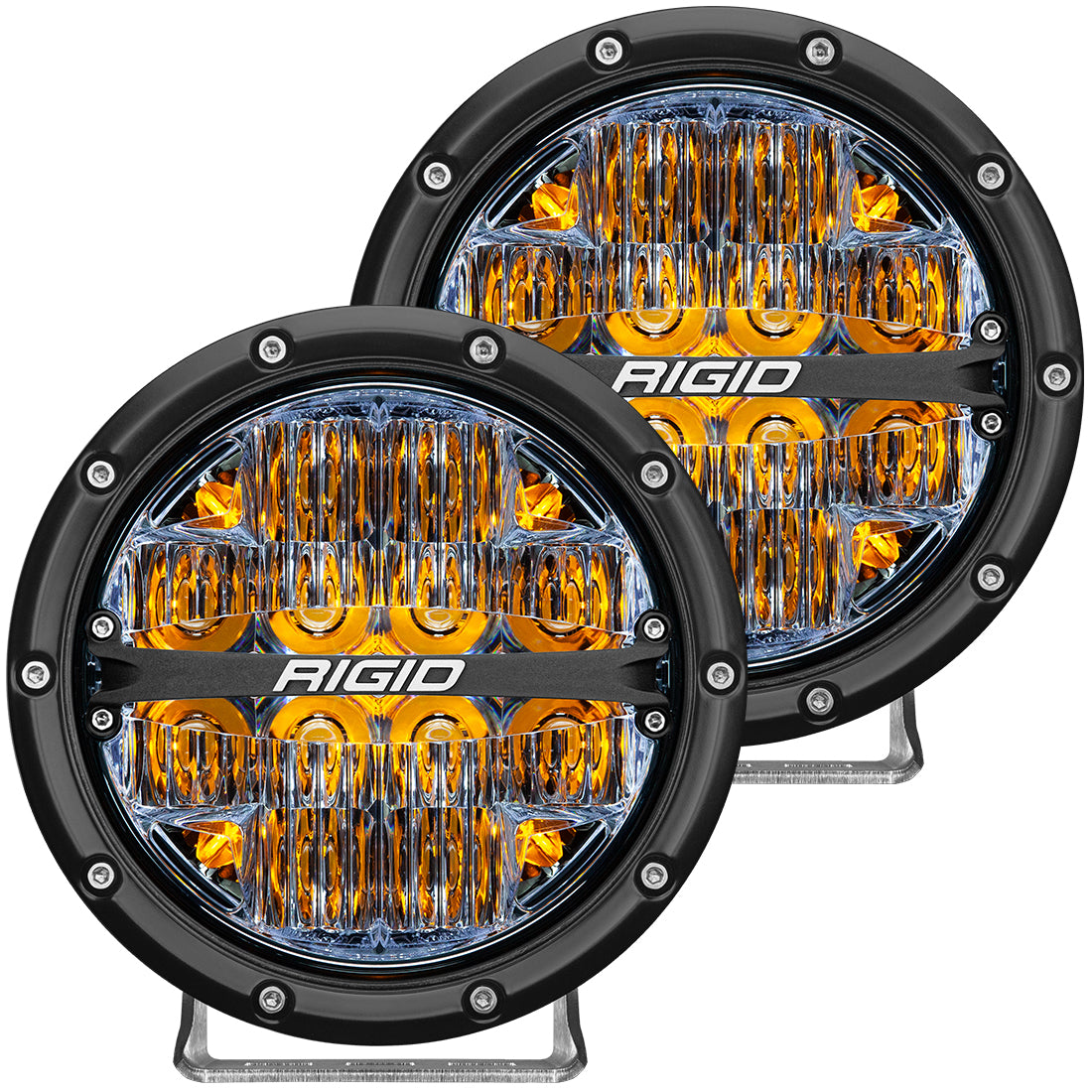 360-Series 6 Inch Led Off-Road Drive Beam Backlight Pair RIGID Industries