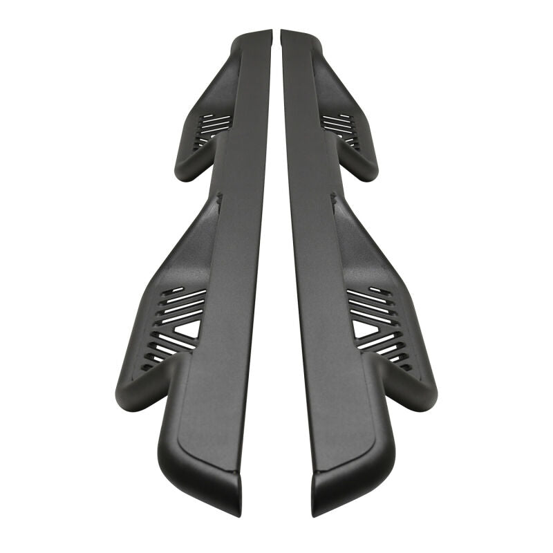 Westin 14-18 Chevrolet Silverado/GMC Sierra Crew Cab Outlaw Nerf Step Bars (Excl. Diesel) -Text. Blk