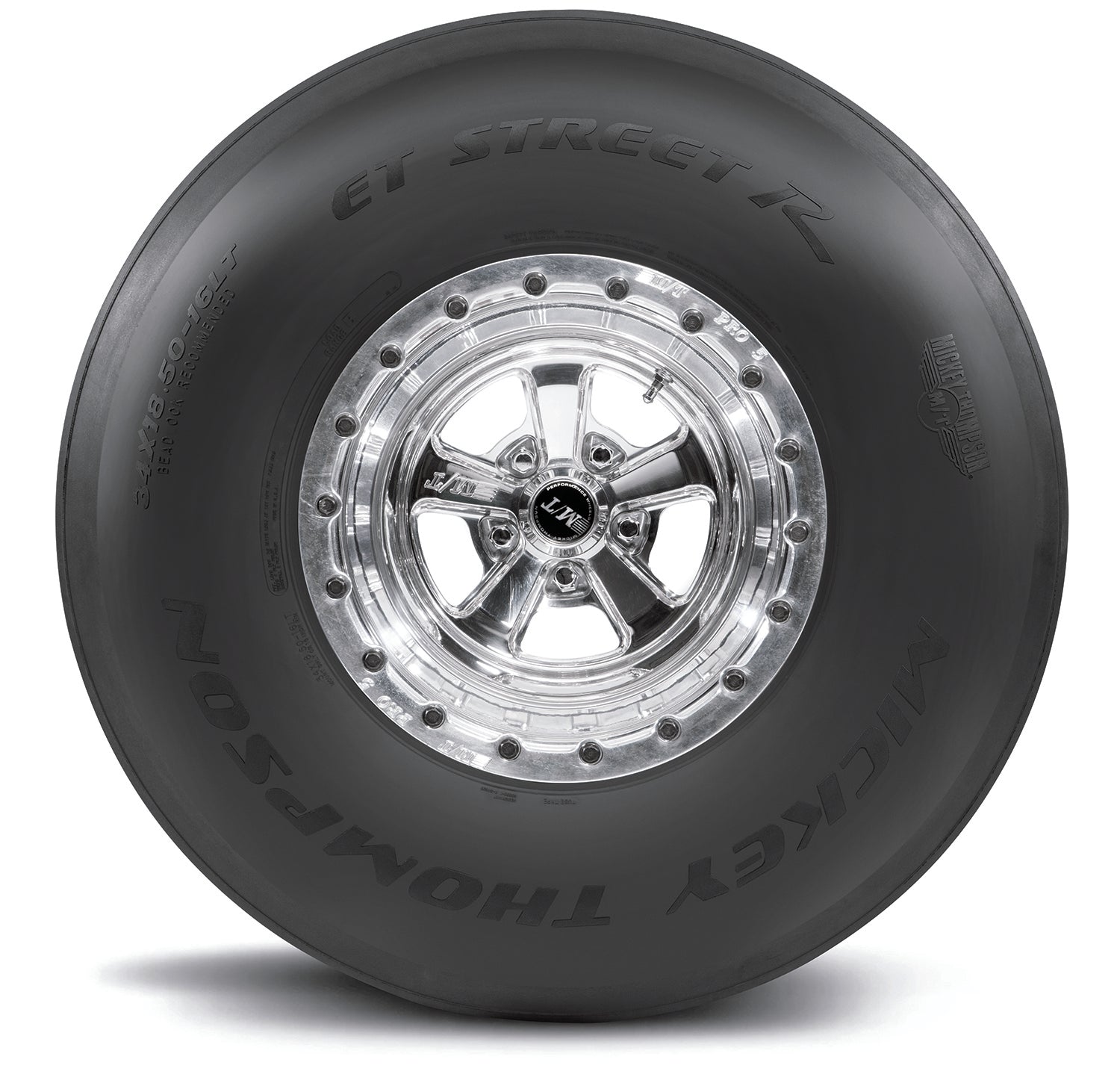 ET Drag Tire 27x10.50-17LT Revs/Mile 744 Mickey Thompson