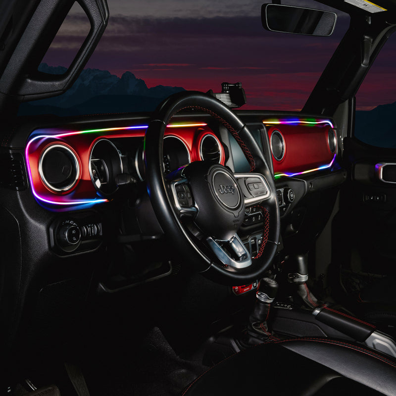 ORACLE Lighting Jeep Wrangler JL / Gladiator JT ColorSHIFT Fiber Optic LED Interior Kit
