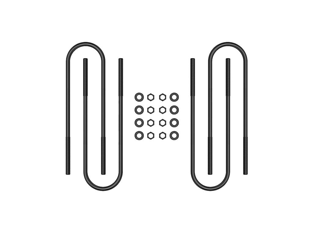 99-10 FSD Dually/03-12 RAM HD 15 Inch U-Bolt Kit Icon Vehicle Dynamics
