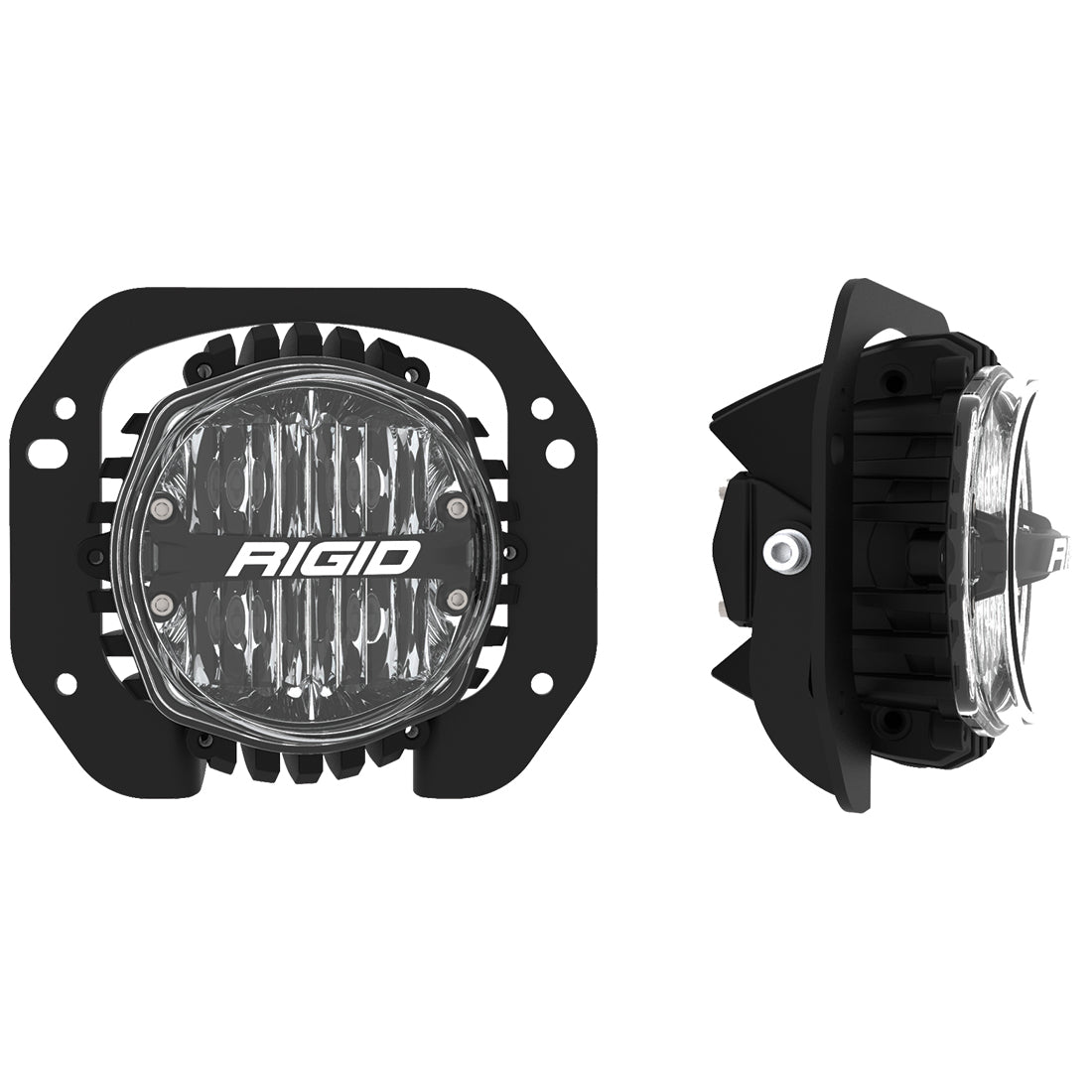Jeep JL/Gladiator Bumper Fog Mount Kit For 18-20 Jeep JL Rubicon/Gladiator 1 Piece Plastic With 360-Series 4.0 Inch SAE Li
