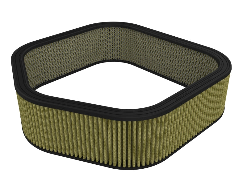 Custom air filter by AFE Magnum FLOW, measuring 20x20x5.35 inches, featuring expanded metal for enhanced airflow.