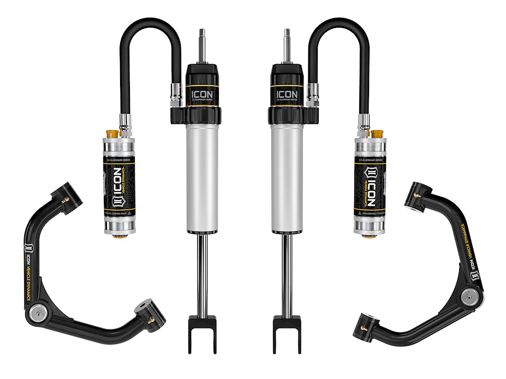 ICON 2020-Up GM 2500/3500 HD, 0-2” Lift, 2.5 VS Shock System/CDCV, Tubular UCA