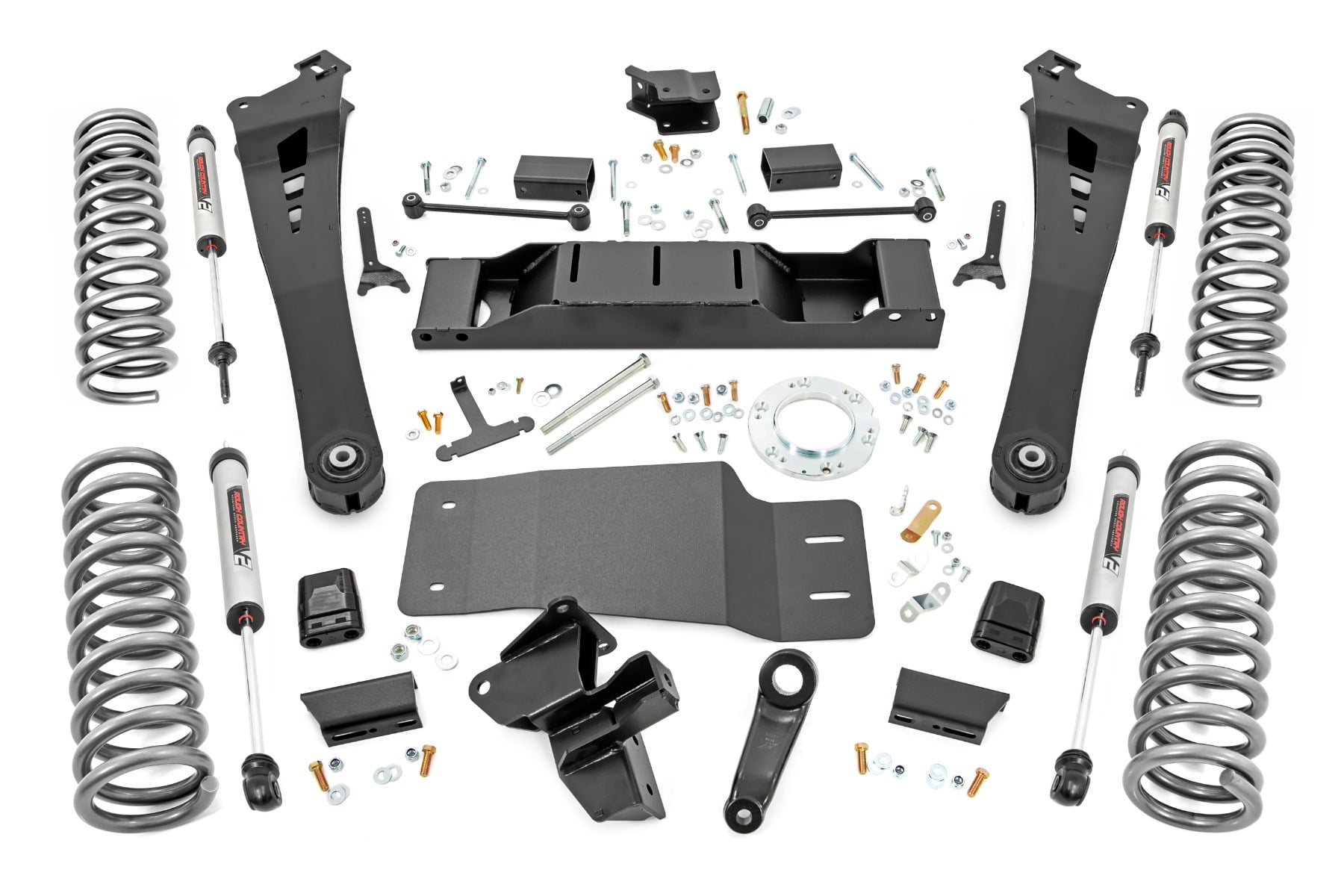5 Inch Lift Kit Dual Rate Coils V2 Non-AISIN Ram 2500 4WD (2019-2024) Rough Country