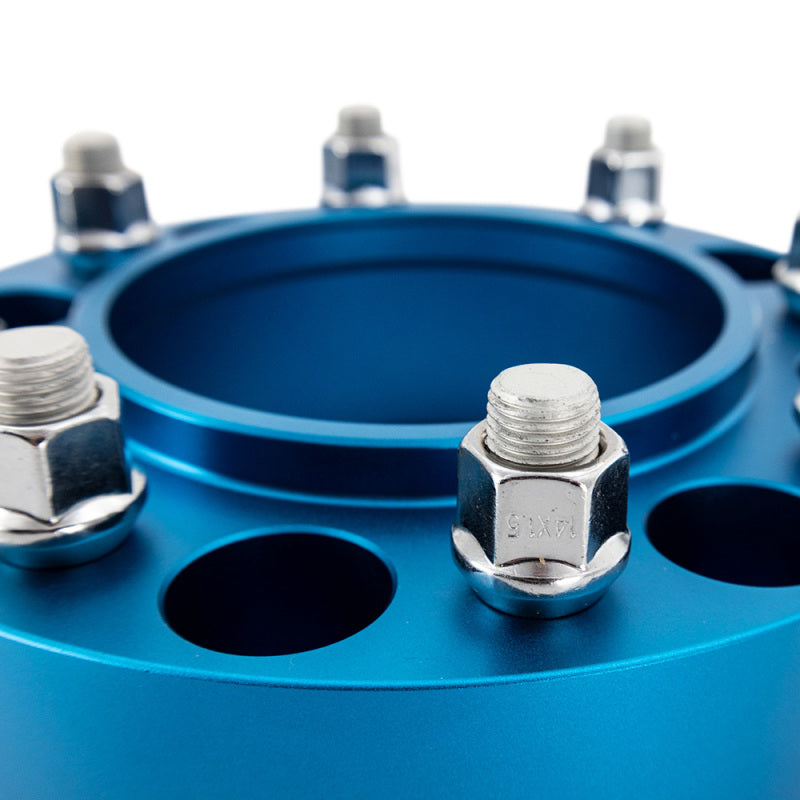 Mishimoto Wheel Spacers - 6x139.7 - 93.1 - 30mm - M12 - Blue