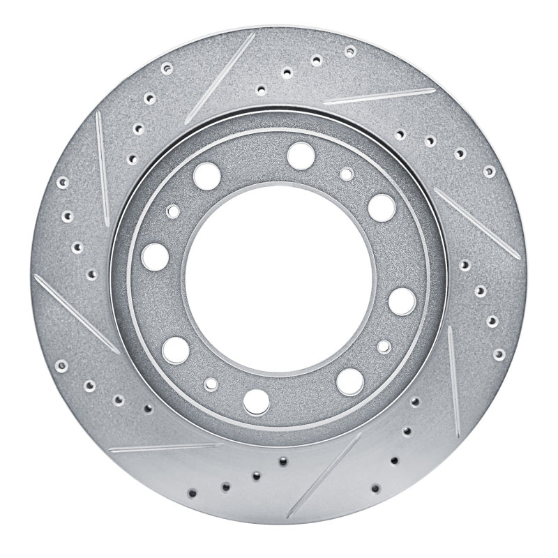 R1 19-25 Ram 4000 (Mexico) Rear Left Drilled & Slotted Silver Brake Rotor