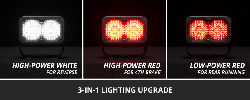 Diode Dynamics C2R White Flood Standard LED Pod (Pair)