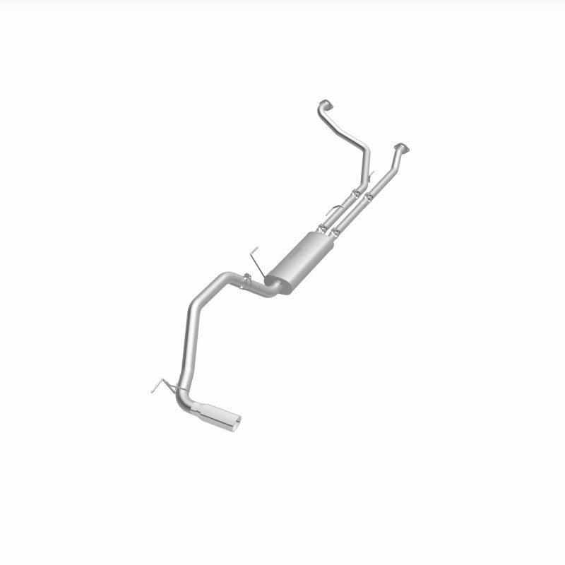 MagnaFlow CatBack 07-15 Nissan Titan V8 LGAS/LFLEX Single MF Polished Stainless Exhaust